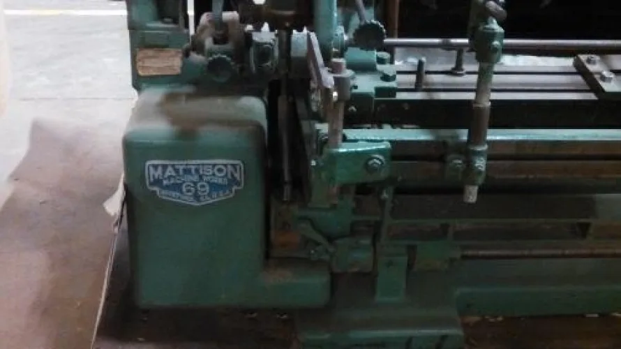 Photo #17 of LINWOOD FURNITURE FACTORY MACHINERY, INCLUDING: DIEHL RIPSAW, ROSENQUIST E100 ELECTRO-FLOW, SHODA CNC ROUTER, MATTISON TURNING LATHE, B. M. ROOT HYDRAULIC MULTI-HEAD BORING MACHINE & MUCH MORE...