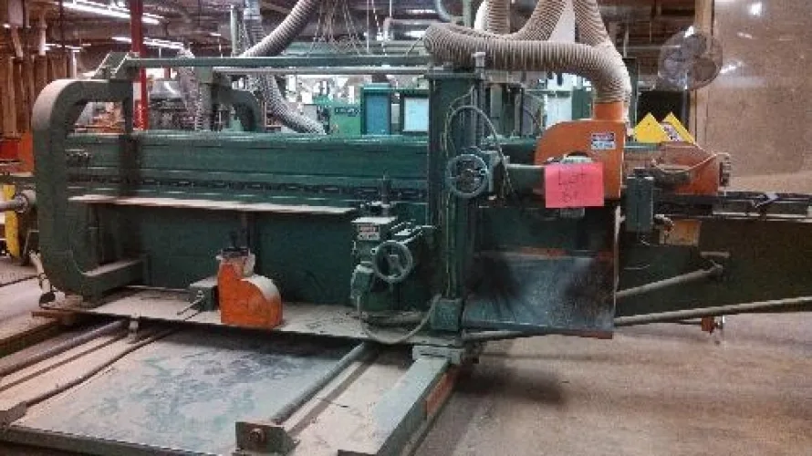 Photo #19 of LINWOOD FURNITURE FACTORY MACHINERY, INCLUDING: DIEHL RIPSAW, ROSENQUIST E100 ELECTRO-FLOW, SHODA CNC ROUTER, MATTISON TURNING LATHE, B. M. ROOT HYDRAULIC MULTI-HEAD BORING MACHINE & MUCH MORE...