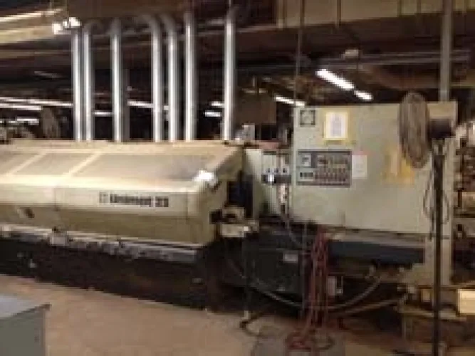 Photo #26 of LINWOOD FURNITURE FACTORY MACHINERY, INCLUDING: DIEHL RIPSAW, ROSENQUIST E100 ELECTRO-FLOW, SHODA CNC ROUTER, MATTISON TURNING LATHE, B. M. ROOT HYDRAULIC MULTI-HEAD BORING MACHINE & MUCH MORE...