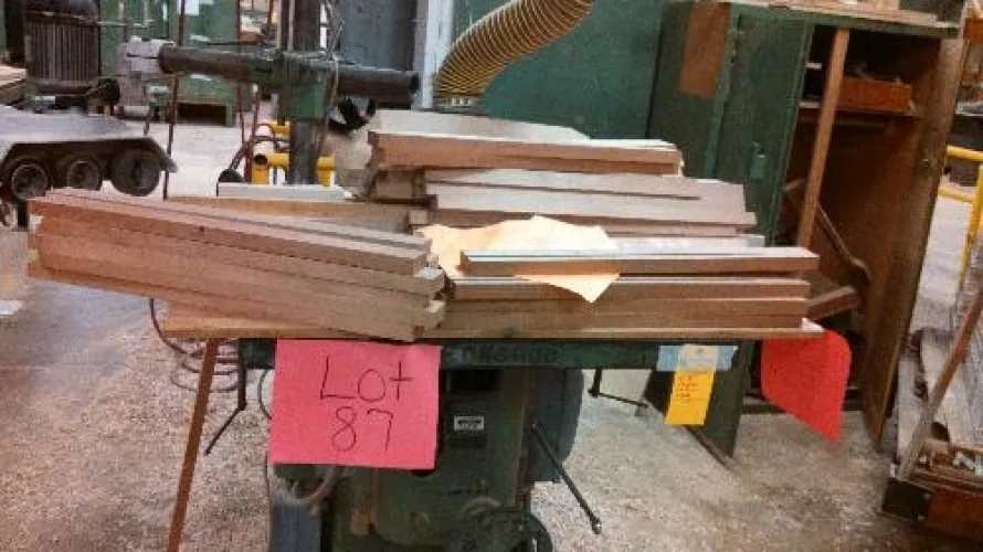 Photo #29 of LINWOOD FURNITURE FACTORY MACHINERY, INCLUDING: DIEHL RIPSAW, ROSENQUIST E100 ELECTRO-FLOW, SHODA CNC ROUTER, MATTISON TURNING LATHE, B. M. ROOT HYDRAULIC MULTI-HEAD BORING MACHINE & MUCH MORE...