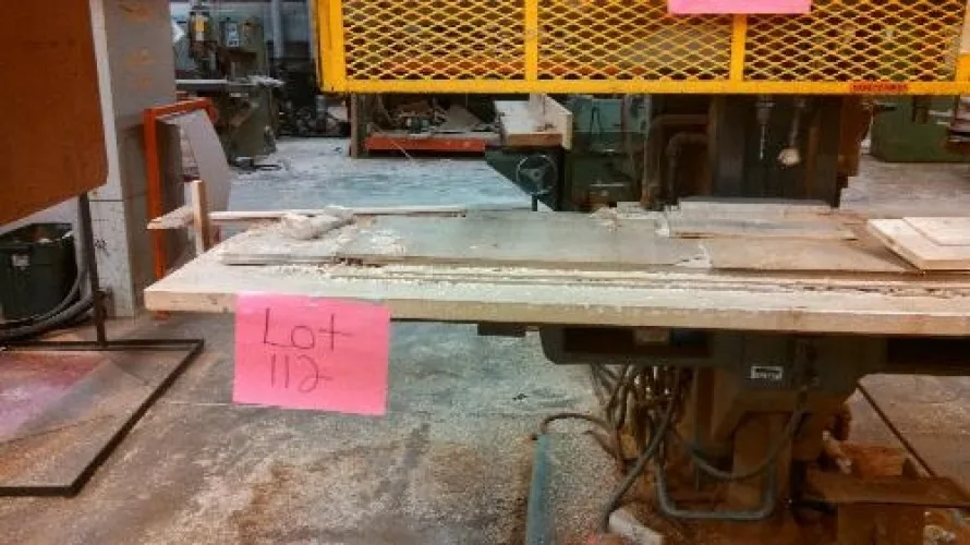 Photo #32 of LINWOOD FURNITURE FACTORY MACHINERY, INCLUDING: DIEHL RIPSAW, ROSENQUIST E100 ELECTRO-FLOW, SHODA CNC ROUTER, MATTISON TURNING LATHE, B. M. ROOT HYDRAULIC MULTI-HEAD BORING MACHINE & MUCH MORE...