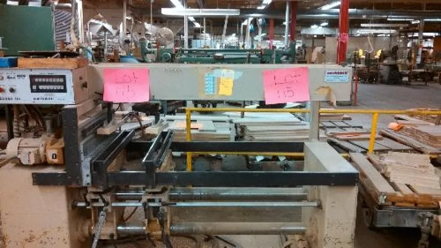 Photo #38 of LINWOOD FURNITURE FACTORY MACHINERY, INCLUDING: DIEHL RIPSAW, ROSENQUIST E100 ELECTRO-FLOW, SHODA CNC ROUTER, MATTISON TURNING LATHE, B. M. ROOT HYDRAULIC MULTI-HEAD BORING MACHINE & MUCH MORE...
