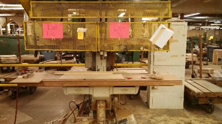Photo #39 of LINWOOD FURNITURE FACTORY MACHINERY, INCLUDING: DIEHL RIPSAW, ROSENQUIST E100 ELECTRO-FLOW, SHODA CNC ROUTER, MATTISON TURNING LATHE, B. M. ROOT HYDRAULIC MULTI-HEAD BORING MACHINE & MUCH MORE...