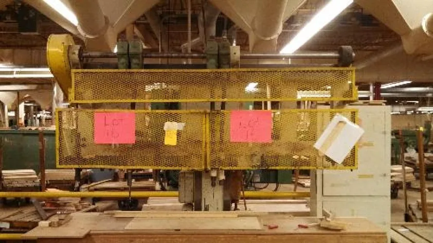Photo #40 of LINWOOD FURNITURE FACTORY MACHINERY, INCLUDING: DIEHL RIPSAW, ROSENQUIST E100 ELECTRO-FLOW, SHODA CNC ROUTER, MATTISON TURNING LATHE, B. M. ROOT HYDRAULIC MULTI-HEAD BORING MACHINE & MUCH MORE...