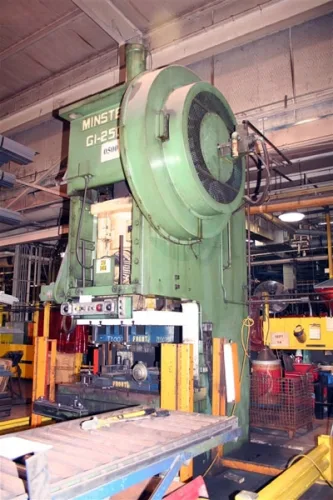 Photo #2 of SURPLUS TO THE ONGOING OPERATIONS OF A GLOBAL COMMERCIAL VEHICLE PARTS MANUFACTURER: 600-TON &  300-TON MINSTER SSDC PRESSES,  250-TON MINSTER GAP FRAME PRESS & FEED LINE
