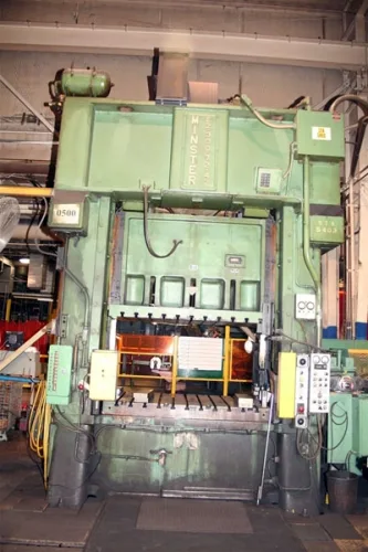 Photo #8 of SURPLUS TO THE ONGOING OPERATIONS OF A GLOBAL COMMERCIAL VEHICLE PARTS MANUFACTURER: 600-TON &  300-TON MINSTER SSDC PRESSES,  250-TON MINSTER GAP FRAME PRESS & FEED LINE