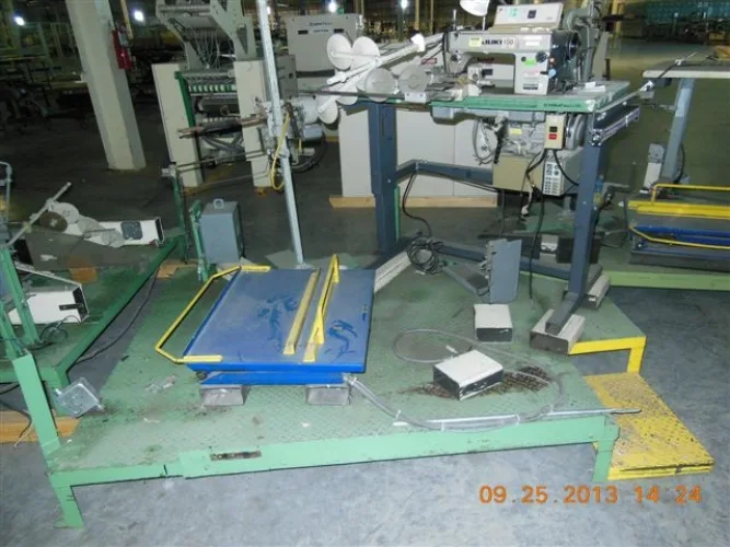 Photo #4 of NO LONGER REQUIRED IN THE CONTINUING OPERATIONS OF SPRINGS GLOBAL US, INC., INCLUDING: (226) SEWING MACHINES -  BROTHER, FISCHENBEIN, JUKI, KING, MAUSER & MANY MORE,  STUFFING/FILLING MACHINES, PANEL CUTTERS & MUCH MORE!