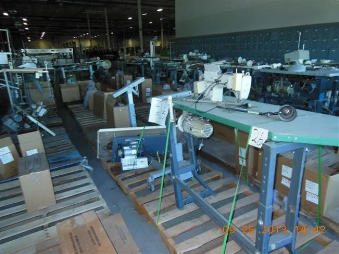 Photo #22 of NO LONGER REQUIRED IN THE CONTINUING OPERATIONS OF SPRINGS GLOBAL US, INC., INCLUDING: (226) SEWING MACHINES -  BROTHER, FISCHENBEIN, JUKI, KING, MAUSER & MANY MORE,  STUFFING/FILLING MACHINES, PANEL CUTTERS & MUCH MORE!