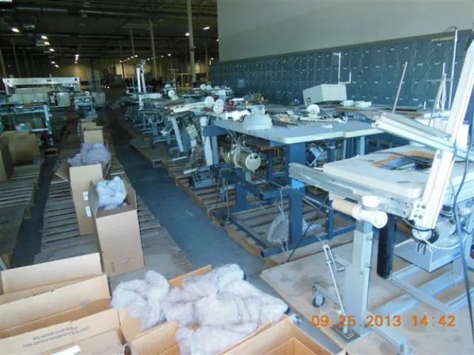 Photo #23 of NO LONGER REQUIRED IN THE CONTINUING OPERATIONS OF SPRINGS GLOBAL US, INC., INCLUDING: (226) SEWING MACHINES -  BROTHER, FISCHENBEIN, JUKI, KING, MAUSER & MANY MORE,  STUFFING/FILLING MACHINES, PANEL CUTTERS & MUCH MORE!