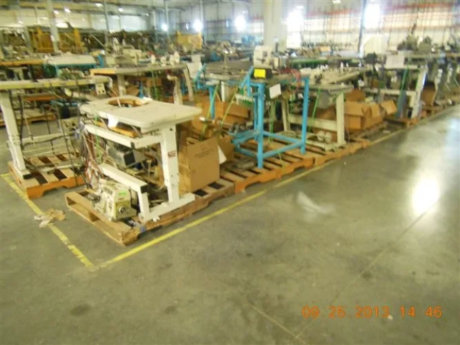 Photo #28 of NO LONGER REQUIRED IN THE CONTINUING OPERATIONS OF SPRINGS GLOBAL US, INC., INCLUDING: (226) SEWING MACHINES -  BROTHER, FISCHENBEIN, JUKI, KING, MAUSER & MANY MORE,  STUFFING/FILLING MACHINES, PANEL CUTTERS & MUCH MORE!