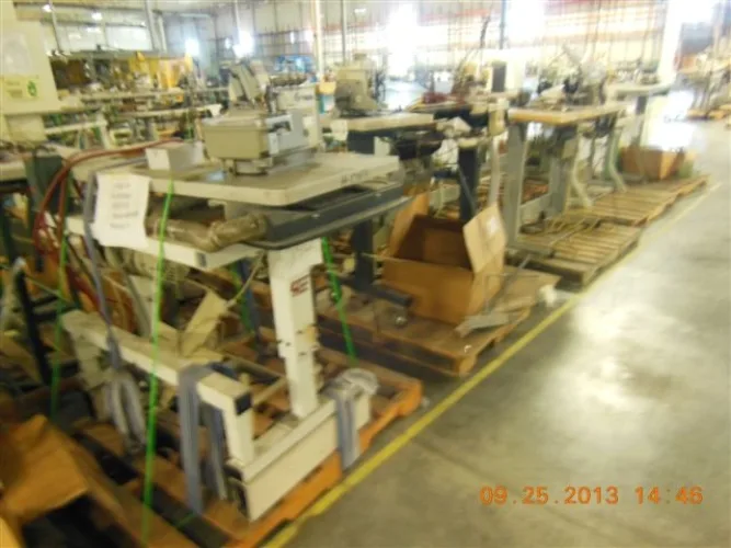 Photo #29 of NO LONGER REQUIRED IN THE CONTINUING OPERATIONS OF SPRINGS GLOBAL US, INC., INCLUDING: (226) SEWING MACHINES -  BROTHER, FISCHENBEIN, JUKI, KING, MAUSER & MANY MORE,  STUFFING/FILLING MACHINES, PANEL CUTTERS & MUCH MORE!