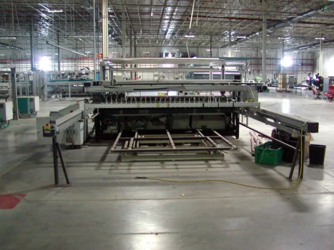Photo #98 of NO LONGER REQUIRED IN THE CONTINUING OPERATIONS OF SPRINGS GLOBAL US, INC., INCLUDING: (226) SEWING MACHINES -  BROTHER, FISCHENBEIN, JUKI, KING, MAUSER & MANY MORE,  STUFFING/FILLING MACHINES, PANEL CUTTERS & MUCH MORE!