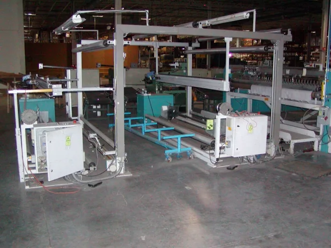 Photo #109 of NO LONGER REQUIRED IN THE CONTINUING OPERATIONS OF SPRINGS GLOBAL US, INC., INCLUDING: (226) SEWING MACHINES -  BROTHER, FISCHENBEIN, JUKI, KING, MAUSER & MANY MORE,  STUFFING/FILLING MACHINES, PANEL CUTTERS & MUCH MORE!