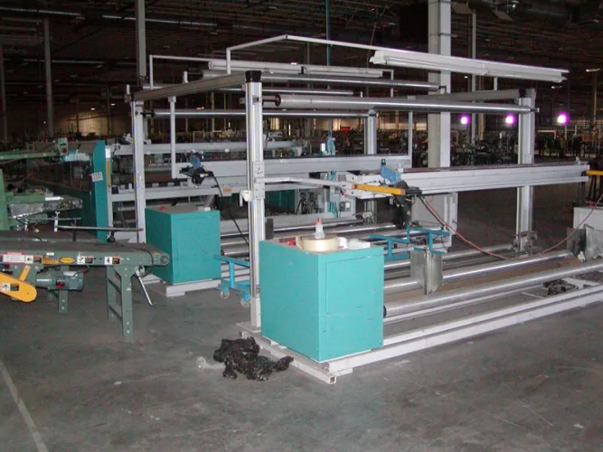 Photo #111 of NO LONGER REQUIRED IN THE CONTINUING OPERATIONS OF SPRINGS GLOBAL US, INC., INCLUDING: (226) SEWING MACHINES -  BROTHER, FISCHENBEIN, JUKI, KING, MAUSER & MANY MORE,  STUFFING/FILLING MACHINES, PANEL CUTTERS & MUCH MORE!