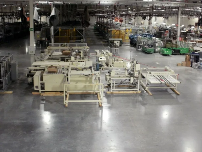 Photo #136 of NO LONGER REQUIRED IN THE CONTINUING OPERATIONS OF SPRINGS GLOBAL US, INC., INCLUDING: (226) SEWING MACHINES -  BROTHER, FISCHENBEIN, JUKI, KING, MAUSER & MANY MORE,  STUFFING/FILLING MACHINES, PANEL CUTTERS & MUCH MORE!