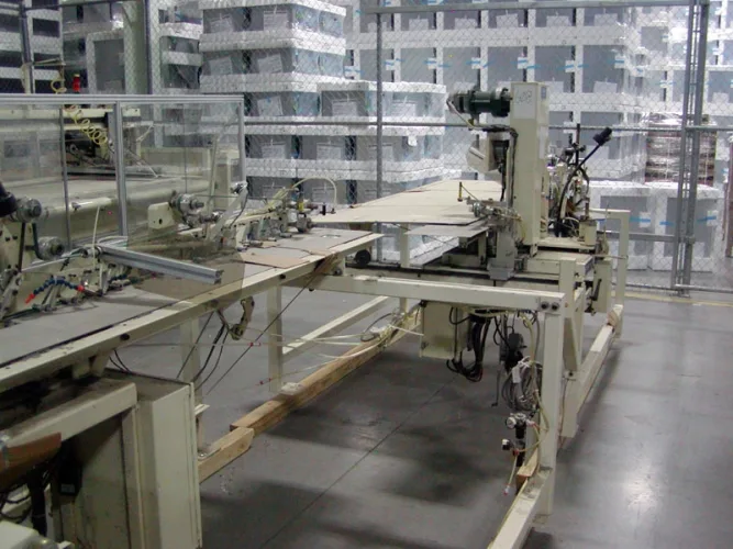 Photo #143 of NO LONGER REQUIRED IN THE CONTINUING OPERATIONS OF SPRINGS GLOBAL US, INC., INCLUDING: (226) SEWING MACHINES -  BROTHER, FISCHENBEIN, JUKI, KING, MAUSER & MANY MORE,  STUFFING/FILLING MACHINES, PANEL CUTTERS & MUCH MORE!