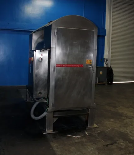 Photo #5 of NO RESERVE EBAY AUCTION: REWORKS INDUSTRIAL HORIZONTAL DOUGH MIXER, FUJI ALPHA II HORIZONTAL ROTARY SERVO WRAPPER, CHARMILLES ROBOFORM EDM MACHINE & (3) SOUTHWORTH LEVEL LOADERS