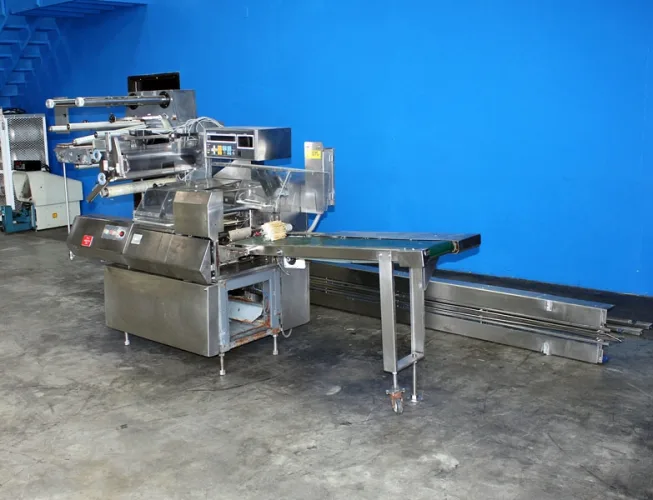 Photo #9 of NO RESERVE EBAY AUCTION: REWORKS INDUSTRIAL HORIZONTAL DOUGH MIXER, FUJI ALPHA II HORIZONTAL ROTARY SERVO WRAPPER, CHARMILLES ROBOFORM EDM MACHINE & (3) SOUTHWORTH LEVEL LOADERS