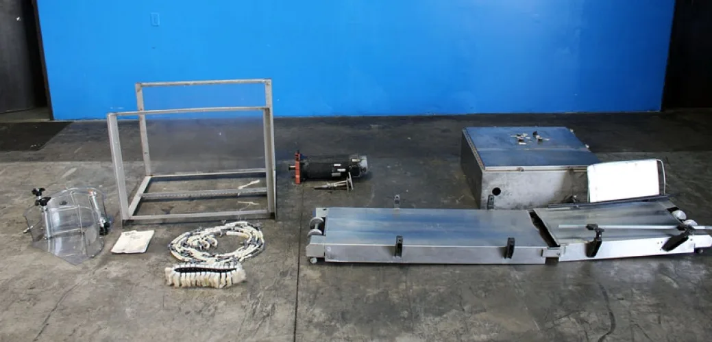 Photo #16 of NO RESERVE EBAY AUCTION: REWORKS INDUSTRIAL HORIZONTAL DOUGH MIXER, FUJI ALPHA II HORIZONTAL ROTARY SERVO WRAPPER, CHARMILLES ROBOFORM EDM MACHINE & (3) SOUTHWORTH LEVEL LOADERS