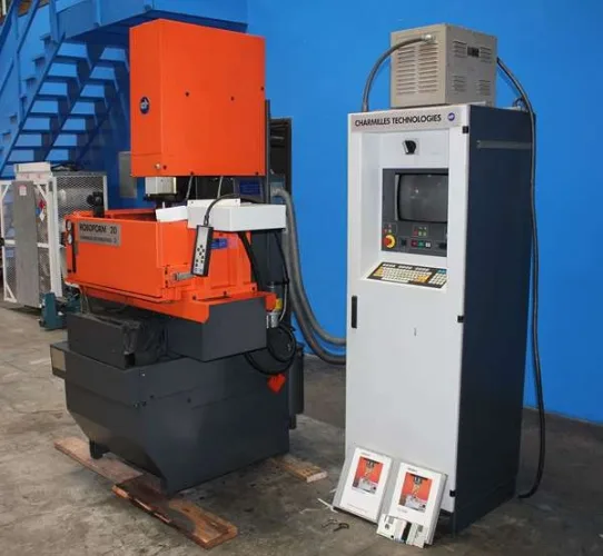 Photo #24 of NO RESERVE EBAY AUCTION: REWORKS INDUSTRIAL HORIZONTAL DOUGH MIXER, FUJI ALPHA II HORIZONTAL ROTARY SERVO WRAPPER, CHARMILLES ROBOFORM EDM MACHINE & (3) SOUTHWORTH LEVEL LOADERS
