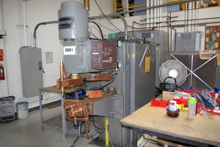 Photo #19 of LATE MODEL STATE OF THE ART PRECISION SHEET METAL FACILITY BEING SOLD DUE TO THE OWNERS RETIRING. CNC TURRET PRESSES, CNC MULTI-AXIS PRESS BRAKES, SCIAKY SPOT WELDERS, WYSONG SHEARS, HAGAR HARDWARE PRESSES & MUCH MORE.