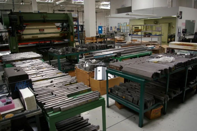 Photo #54 of LATE MODEL STATE OF THE ART PRECISION SHEET METAL FACILITY BEING SOLD DUE TO THE OWNERS RETIRING. CNC TURRET PRESSES, CNC MULTI-AXIS PRESS BRAKES, SCIAKY SPOT WELDERS, WYSONG SHEARS, HAGAR HARDWARE PRESSES & MUCH MORE.