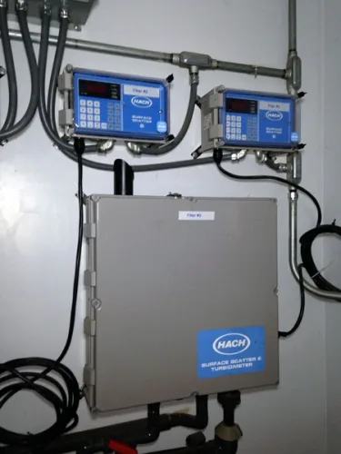 Photo #28 of (3) 2,000,000 MGD U.S. FILTER SYSTEMS TRAVELING BRIDGE FILTER & MICROFLOC ADSORPTION WATER TREATMENT SYSTEMS - COST NEW VALUED AT OVER $2 MILLION