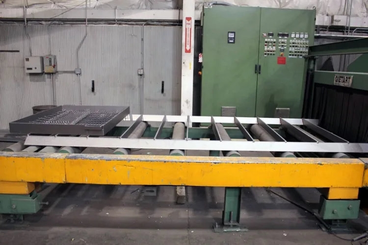 Photo #17 of CHIP MAKING AND FABRICATING MACHINERY AUCTION: SHOT BLAST SYSTEMS, LASERS, LATHES, MILLS, THERMAL OXIDIZER, BRAKES, PRESS BRAKES, CRIMPING MACHINE, EDM, KILN, GRINDERS, INDUCTION HEATING SYSTEM,  PUNCH, PARTS WASHER &  MUCH MORE