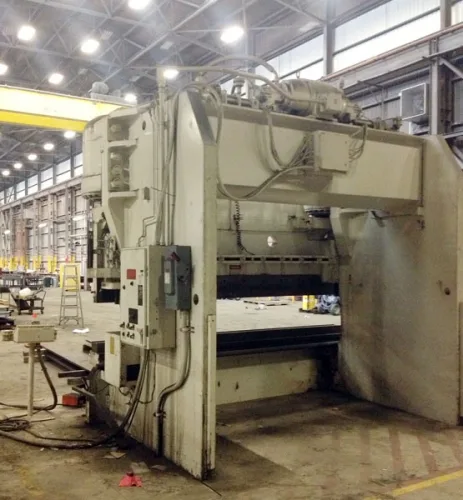 Photo #22 of CHIP MAKING AND FABRICATING MACHINERY AUCTION: SHOT BLAST SYSTEMS, LASERS, LATHES, MILLS, THERMAL OXIDIZER, BRAKES, PRESS BRAKES, CRIMPING MACHINE, EDM, KILN, GRINDERS, INDUCTION HEATING SYSTEM,  PUNCH, PARTS WASHER &  MUCH MORE