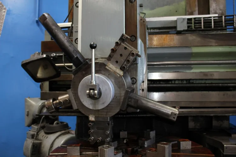 Photo #40 of CHIP MAKING AND FABRICATING MACHINERY AUCTION: SHOT BLAST SYSTEMS, LASERS, LATHES, MILLS, THERMAL OXIDIZER, BRAKES, PRESS BRAKES, CRIMPING MACHINE, EDM, KILN, GRINDERS, INDUCTION HEATING SYSTEM,  PUNCH, PARTS WASHER &  MUCH MORE