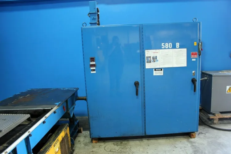 Photo #74 of CHIP MAKING AND FABRICATING MACHINERY AUCTION: SHOT BLAST SYSTEMS, LASERS, LATHES, MILLS, THERMAL OXIDIZER, BRAKES, PRESS BRAKES, CRIMPING MACHINE, EDM, KILN, GRINDERS, INDUCTION HEATING SYSTEM,  PUNCH, PARTS WASHER &  MUCH MORE