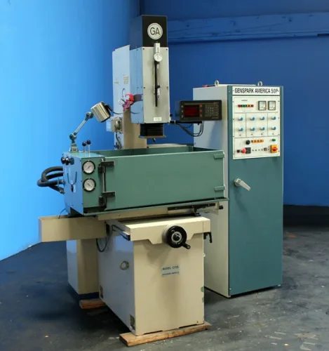 Photo #99 of CHIP MAKING AND FABRICATING MACHINERY AUCTION: SHOT BLAST SYSTEMS, LASERS, LATHES, MILLS, THERMAL OXIDIZER, BRAKES, PRESS BRAKES, CRIMPING MACHINE, EDM, KILN, GRINDERS, INDUCTION HEATING SYSTEM,  PUNCH, PARTS WASHER &  MUCH MORE