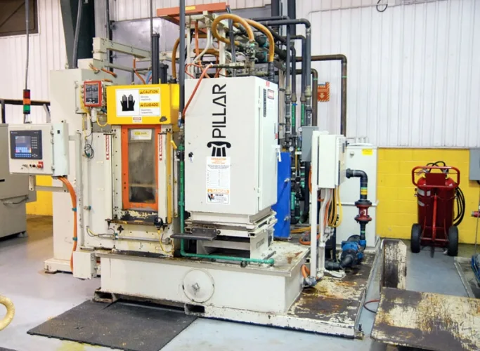 Photo #129 of CHIP MAKING AND FABRICATING MACHINERY AUCTION: SHOT BLAST SYSTEMS, LASERS, LATHES, MILLS, THERMAL OXIDIZER, BRAKES, PRESS BRAKES, CRIMPING MACHINE, EDM, KILN, GRINDERS, INDUCTION HEATING SYSTEM,  PUNCH, PARTS WASHER &  MUCH MORE