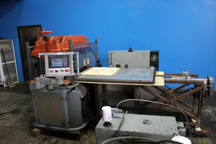 Photo #179 of CHIP MAKING AND FABRICATING MACHINERY AUCTION: SHOT BLAST SYSTEMS, LASERS, LATHES, MILLS, THERMAL OXIDIZER, BRAKES, PRESS BRAKES, CRIMPING MACHINE, EDM, KILN, GRINDERS, INDUCTION HEATING SYSTEM,  PUNCH, PARTS WASHER &  MUCH MORE