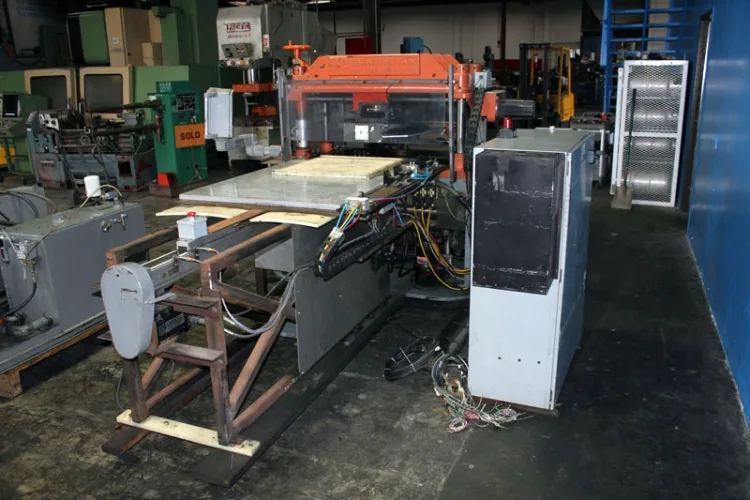 Photo #182 of CHIP MAKING AND FABRICATING MACHINERY AUCTION: SHOT BLAST SYSTEMS, LASERS, LATHES, MILLS, THERMAL OXIDIZER, BRAKES, PRESS BRAKES, CRIMPING MACHINE, EDM, KILN, GRINDERS, INDUCTION HEATING SYSTEM,  PUNCH, PARTS WASHER &  MUCH MORE