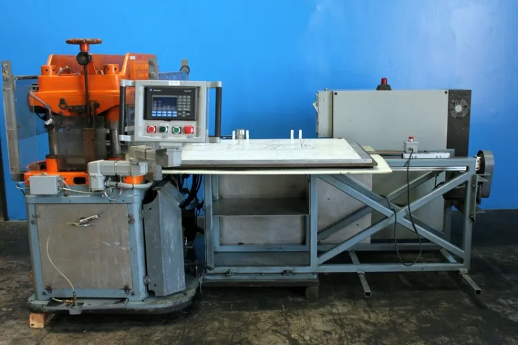 Photo #183 of CHIP MAKING AND FABRICATING MACHINERY AUCTION: SHOT BLAST SYSTEMS, LASERS, LATHES, MILLS, THERMAL OXIDIZER, BRAKES, PRESS BRAKES, CRIMPING MACHINE, EDM, KILN, GRINDERS, INDUCTION HEATING SYSTEM,  PUNCH, PARTS WASHER &  MUCH MORE