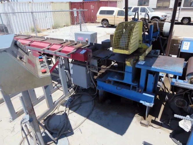 Photo #201 of CHIP MAKING AND FABRICATING MACHINERY AUCTION: SHOT BLAST SYSTEMS, LASERS, LATHES, MILLS, THERMAL OXIDIZER, BRAKES, PRESS BRAKES, CRIMPING MACHINE, EDM, KILN, GRINDERS, INDUCTION HEATING SYSTEM,  PUNCH, PARTS WASHER &  MUCH MORE