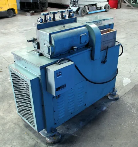 Photo #302 of CHIP MAKING AND FABRICATING MACHINERY AUCTION: SHOT BLAST SYSTEMS, LASERS, LATHES, MILLS, THERMAL OXIDIZER, BRAKES, PRESS BRAKES, CRIMPING MACHINE, EDM, KILN, GRINDERS, INDUCTION HEATING SYSTEM,  PUNCH, PARTS WASHER &  MUCH MORE