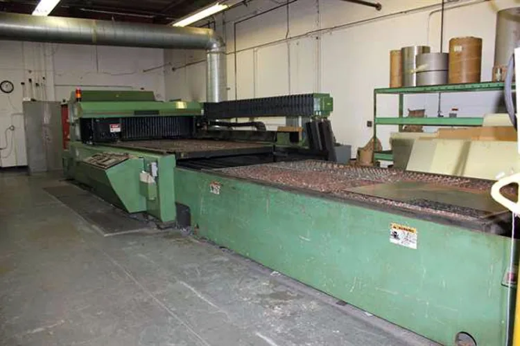 Photo #308 of CHIP MAKING AND FABRICATING MACHINERY AUCTION: SHOT BLAST SYSTEMS, LASERS, LATHES, MILLS, THERMAL OXIDIZER, BRAKES, PRESS BRAKES, CRIMPING MACHINE, EDM, KILN, GRINDERS, INDUCTION HEATING SYSTEM,  PUNCH, PARTS WASHER &  MUCH MORE