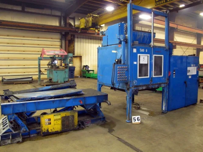 Photo #311 of CHIP MAKING AND FABRICATING MACHINERY AUCTION: SHOT BLAST SYSTEMS, LASERS, LATHES, MILLS, THERMAL OXIDIZER, BRAKES, PRESS BRAKES, CRIMPING MACHINE, EDM, KILN, GRINDERS, INDUCTION HEATING SYSTEM,  PUNCH, PARTS WASHER &  MUCH MORE