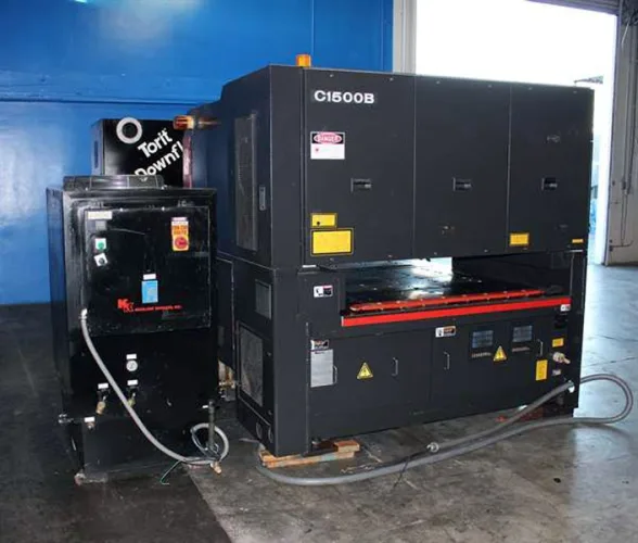 Photo #316 of CHIP MAKING AND FABRICATING MACHINERY AUCTION: SHOT BLAST SYSTEMS, LASERS, LATHES, MILLS, THERMAL OXIDIZER, BRAKES, PRESS BRAKES, CRIMPING MACHINE, EDM, KILN, GRINDERS, INDUCTION HEATING SYSTEM,  PUNCH, PARTS WASHER &  MUCH MORE