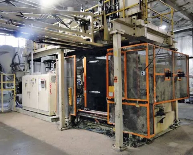 Photo #5 of PRIME PLASTICS, INC.- LARGE CAPACITY MODERN INDUSTRIAL BLOW MOLDER INCLUDING: (7) SINGLE & DUAL HEAD BLOW MOLDERS, (7) GRANULATORS, CONAIR BLENDERS, LIFT TRUCKS, AIR COMPRESSORS, CHILLER & SUPPORT EQUIPMENT
