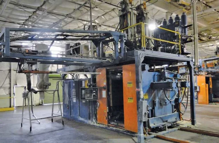 Photo #6 of PRIME PLASTICS, INC.- LARGE CAPACITY MODERN INDUSTRIAL BLOW MOLDER INCLUDING: (7) SINGLE & DUAL HEAD BLOW MOLDERS, (7) GRANULATORS, CONAIR BLENDERS, LIFT TRUCKS, AIR COMPRESSORS, CHILLER & SUPPORT EQUIPMENT