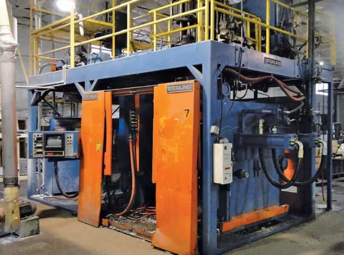 Photo #9 of PRIME PLASTICS, INC.- LARGE CAPACITY MODERN INDUSTRIAL BLOW MOLDER INCLUDING: (7) SINGLE & DUAL HEAD BLOW MOLDERS, (7) GRANULATORS, CONAIR BLENDERS, LIFT TRUCKS, AIR COMPRESSORS, CHILLER & SUPPORT EQUIPMENT