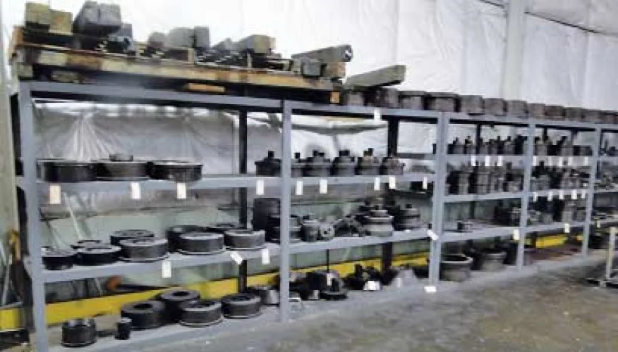Photo #10 of PRIME PLASTICS, INC.- LARGE CAPACITY MODERN INDUSTRIAL BLOW MOLDER INCLUDING: (7) SINGLE & DUAL HEAD BLOW MOLDERS, (7) GRANULATORS, CONAIR BLENDERS, LIFT TRUCKS, AIR COMPRESSORS, CHILLER & SUPPORT EQUIPMENT