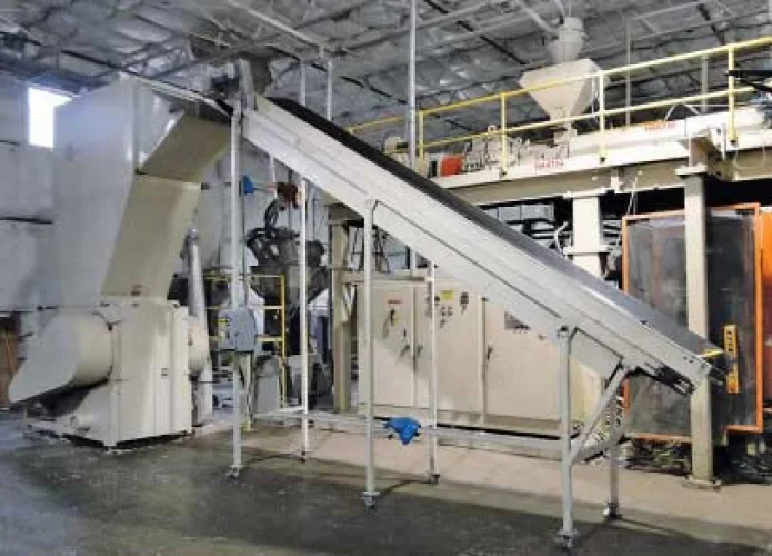 Photo #15 of PRIME PLASTICS, INC.- LARGE CAPACITY MODERN INDUSTRIAL BLOW MOLDER INCLUDING: (7) SINGLE & DUAL HEAD BLOW MOLDERS, (7) GRANULATORS, CONAIR BLENDERS, LIFT TRUCKS, AIR COMPRESSORS, CHILLER & SUPPORT EQUIPMENT