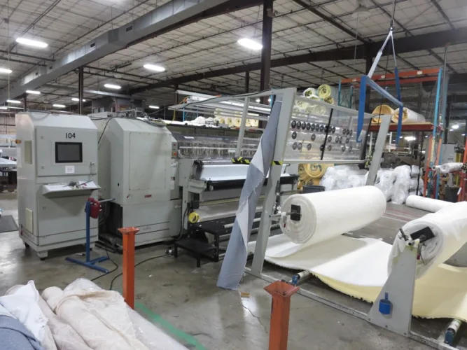 Photo #6 of ASSETS NO LONGER REQUIRED OF PARKERSBURG BEDDING: QUILTING, SEWING, FLANGE SEWING, EMBROIDERY & MATTRESS MATERIAL HANDLING EQUIPMENT