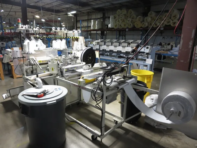 Photo #9 of ASSETS NO LONGER REQUIRED OF PARKERSBURG BEDDING: QUILTING, SEWING, FLANGE SEWING, EMBROIDERY & MATTRESS MATERIAL HANDLING EQUIPMENT