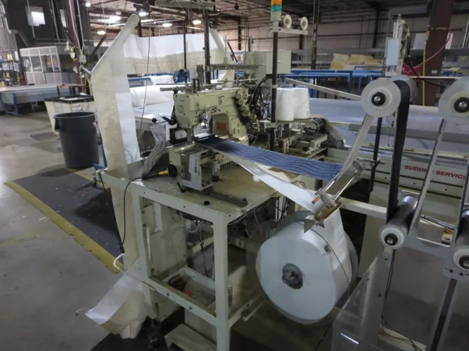 Photo #11 of ASSETS NO LONGER REQUIRED OF PARKERSBURG BEDDING: QUILTING, SEWING, FLANGE SEWING, EMBROIDERY & MATTRESS MATERIAL HANDLING EQUIPMENT