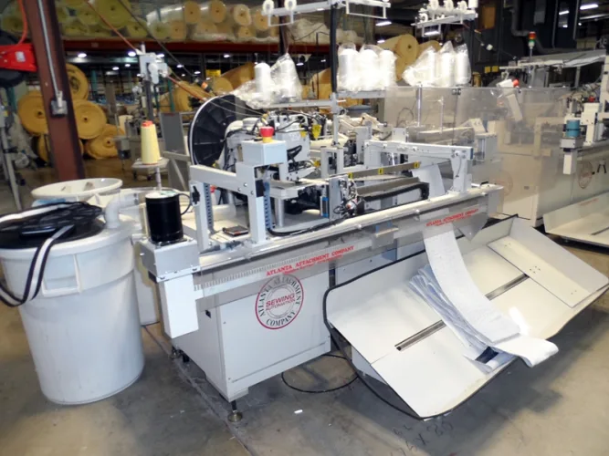Photo #37 of ASSETS NO LONGER REQUIRED OF PARKERSBURG BEDDING: QUILTING, SEWING, FLANGE SEWING, EMBROIDERY & MATTRESS MATERIAL HANDLING EQUIPMENT